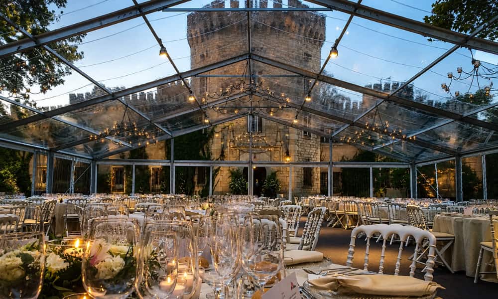 modelo de carpas para eventos - carpas transparente