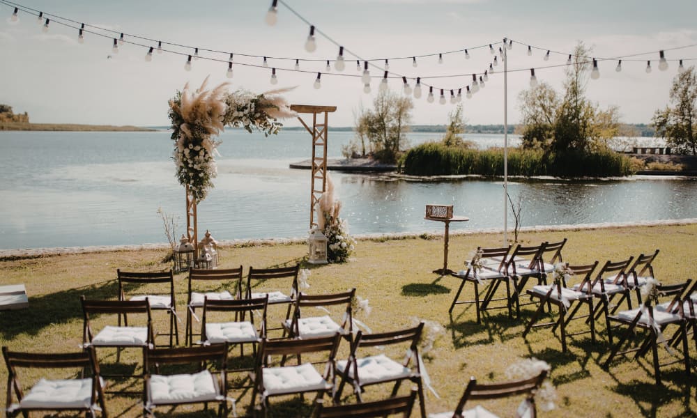recepcion de boda al aire libre