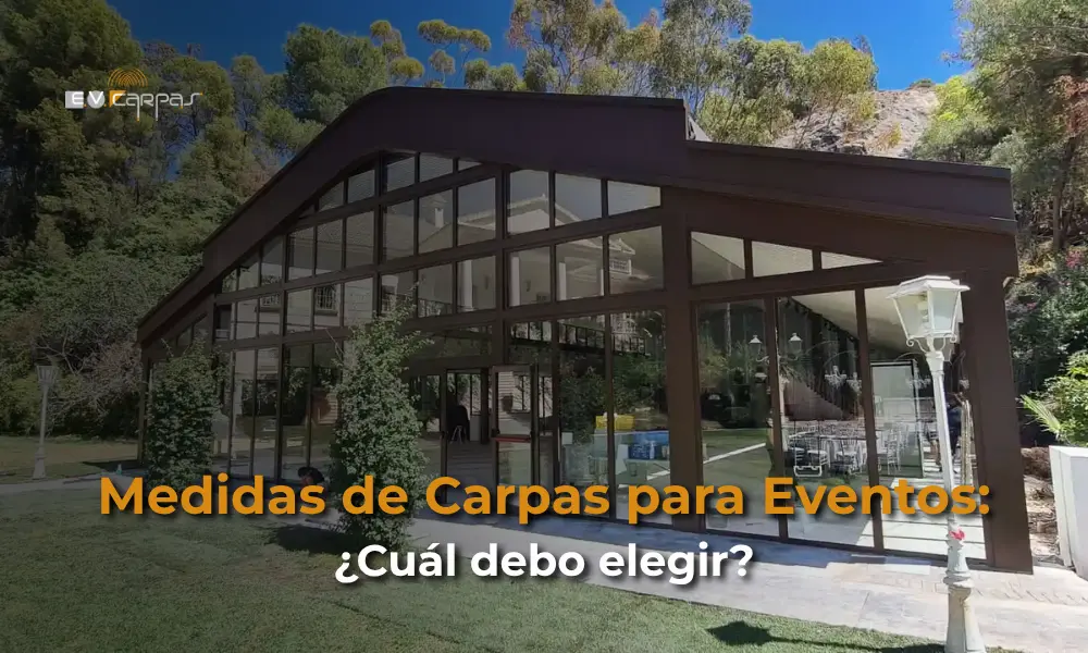 medidas de carpas para eventos