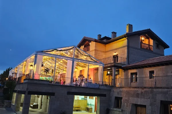 carpa boda transparente