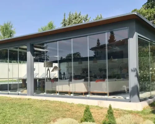 carpas de cristal para casas