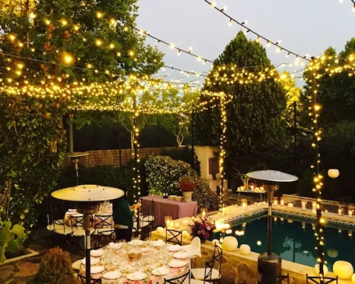 decoracion luces carpas