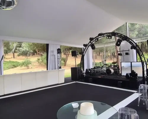 iluminacion carpa fiesta