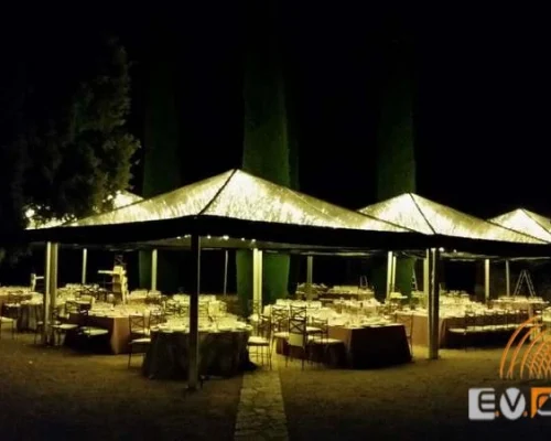 iluminacion carpas transparente y microluces