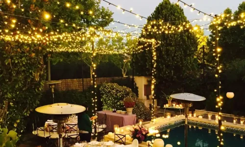 iluminacion jardin con micoluces