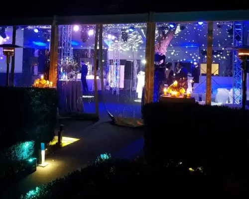 iluminacion noche evento