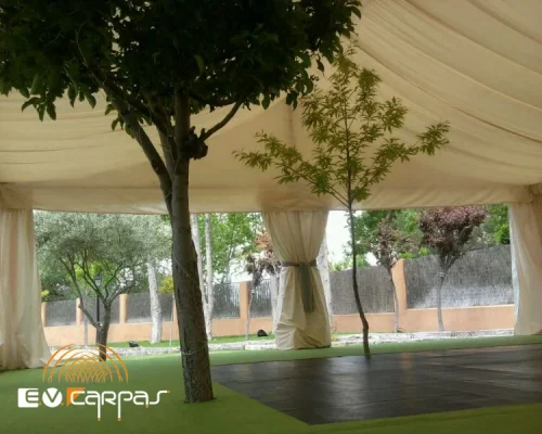 tarimas para carpas y moquetas