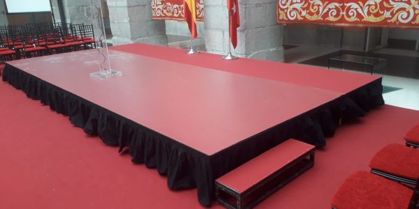 alquiler de carpas con tarima
